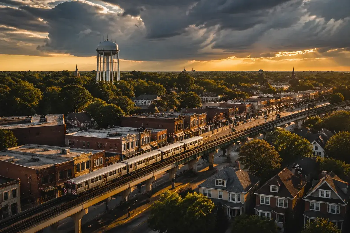 Berwyn-02-cityscape in Berwyn, Illinois