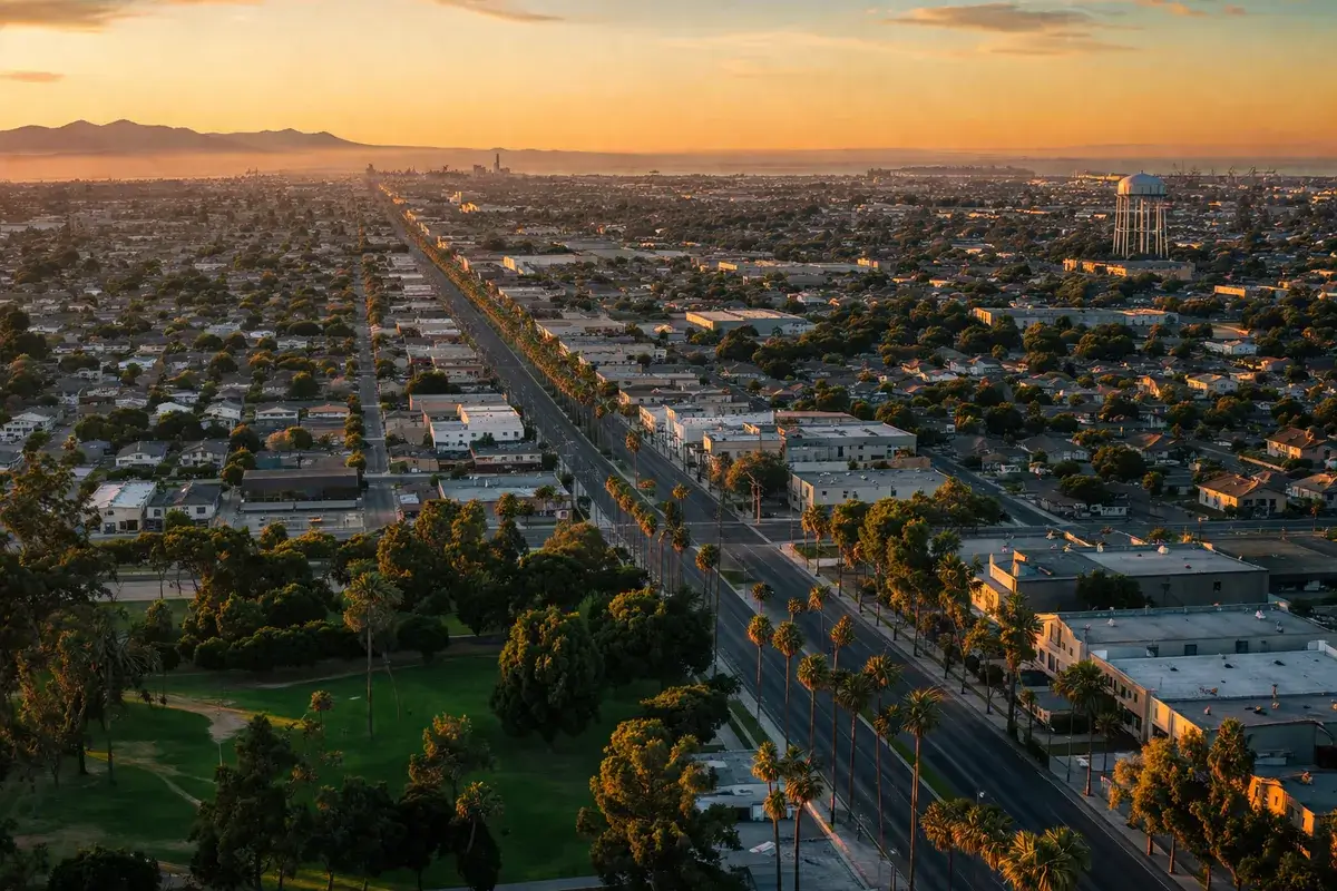 Compton-02-cityscape in Compton, California
