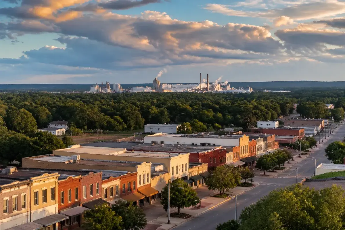 Crossett-02-cityscape in Crossett, Arkansas