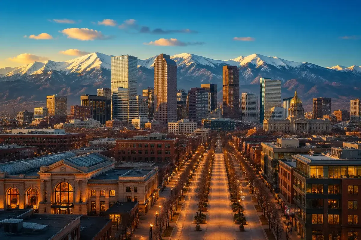 Denver-02-cityscape in Denver, Colorado
