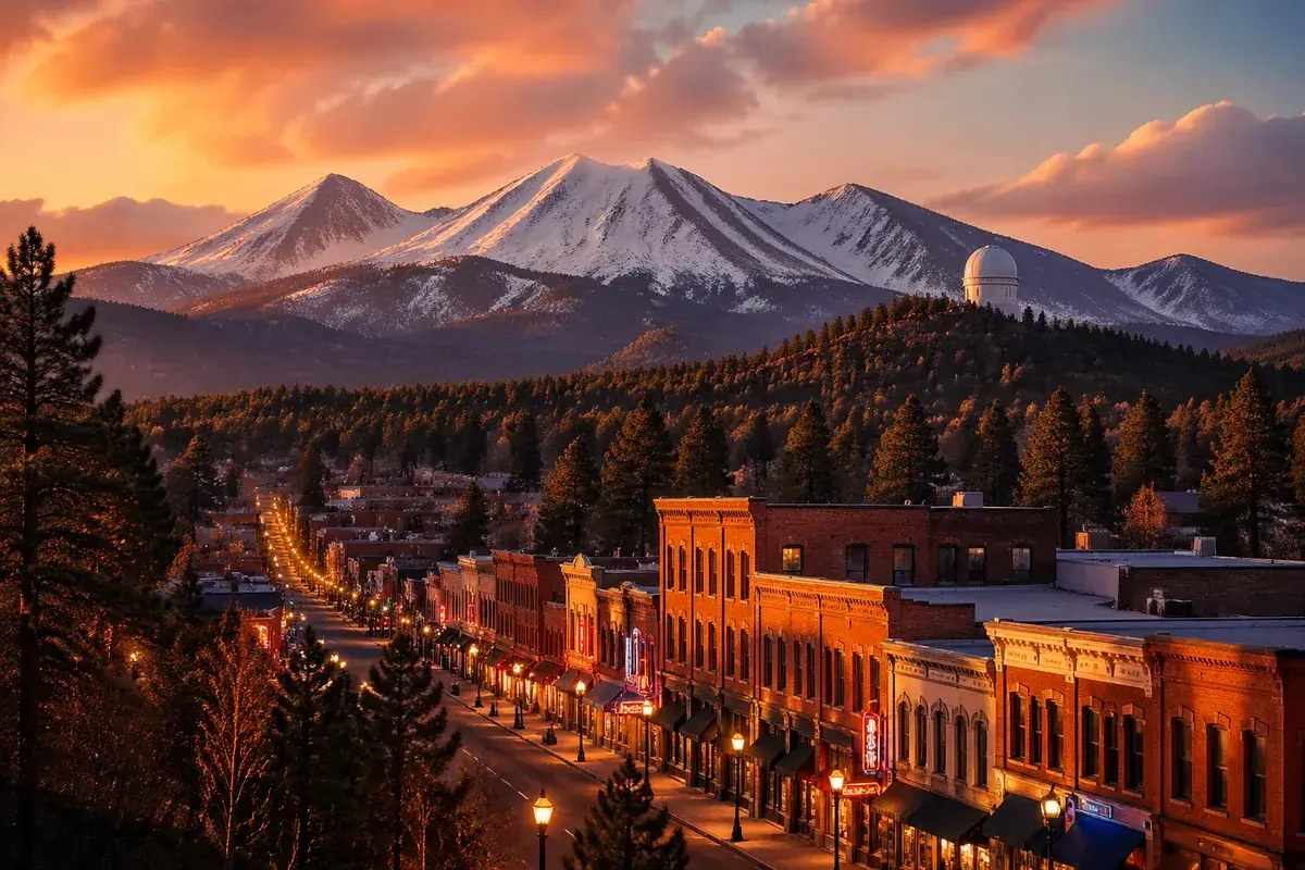 Flagstaff-02-cityscape in Flagstaff, Arizona
