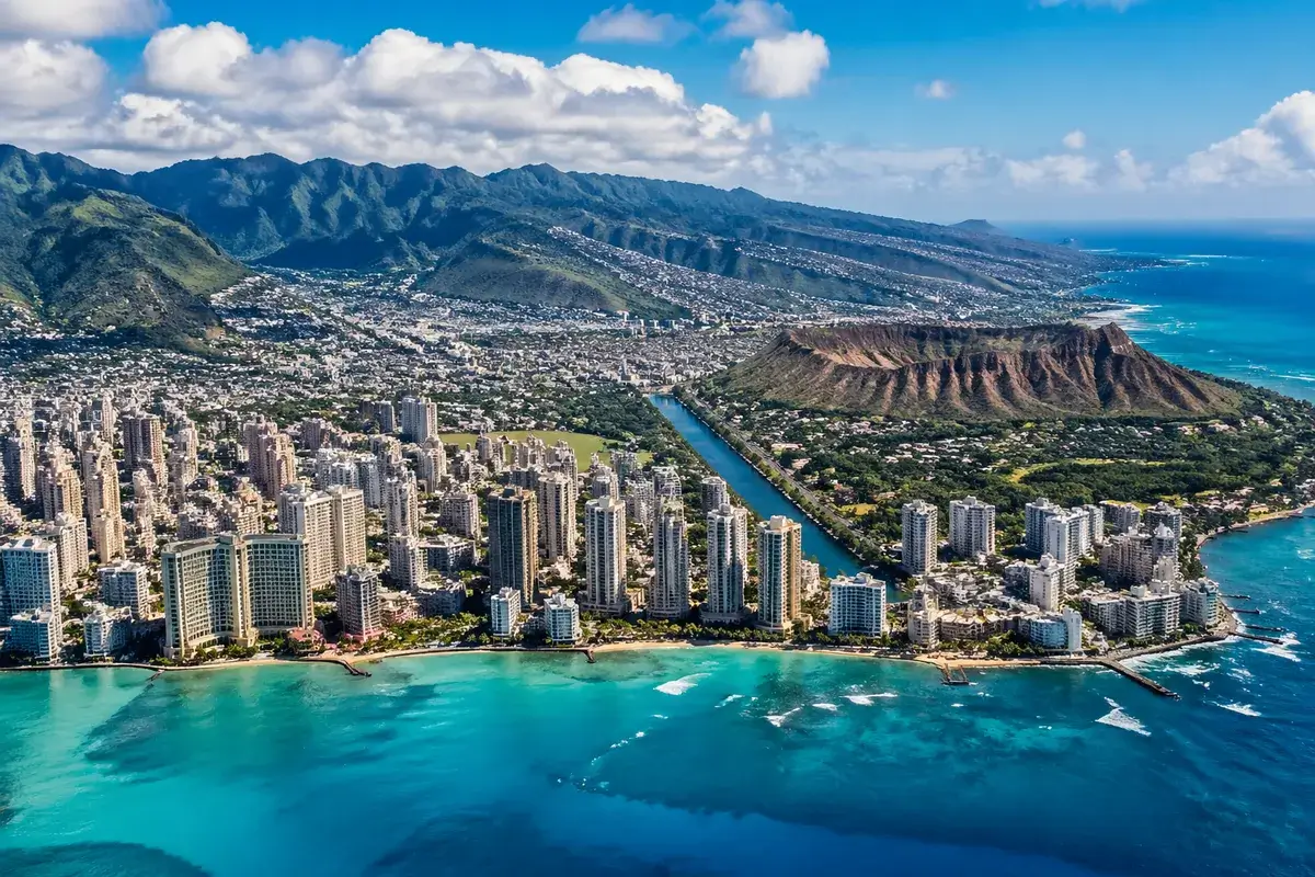 Honolulu-02-cityscape in Honolulu, Hawaii