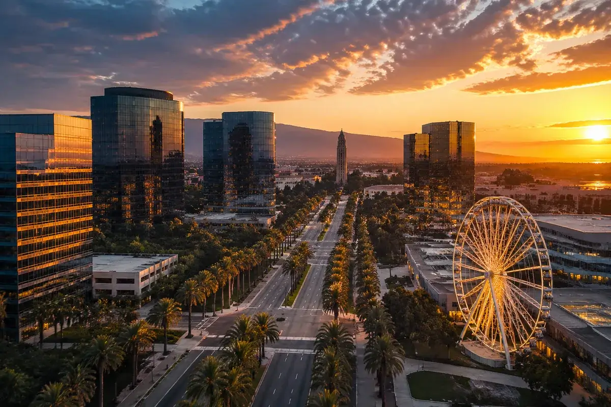 Irvine-02-cityscape in Irvine, California