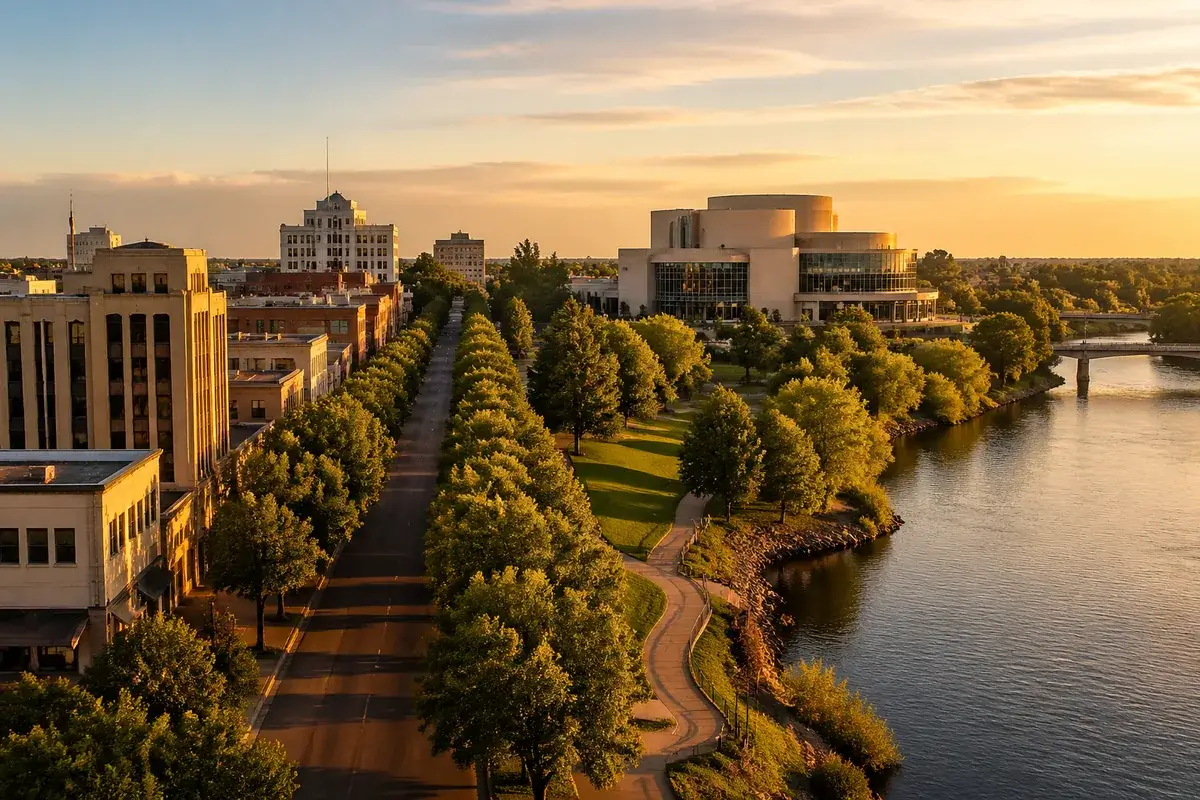 Modesto-02-cityscape in Modesto, California