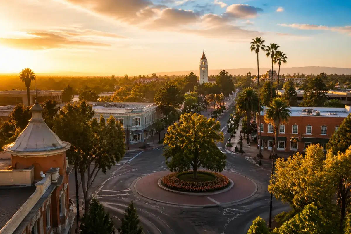 Orange-02-cityscape in Orange, California