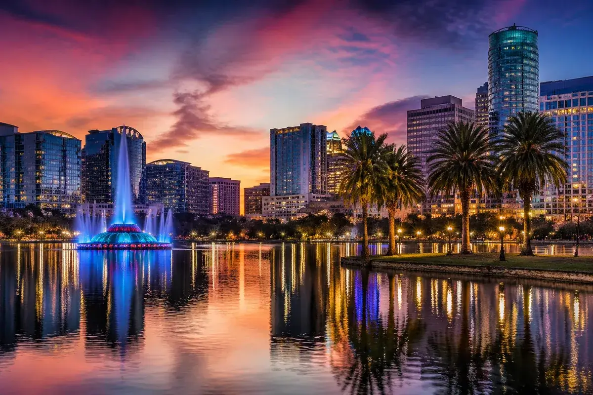 Orlando-02-cityscape in Orlando, Florida