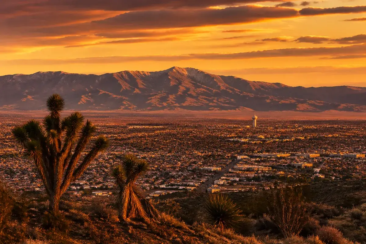 Palmdale-02-cityscape in Palmdale, California
