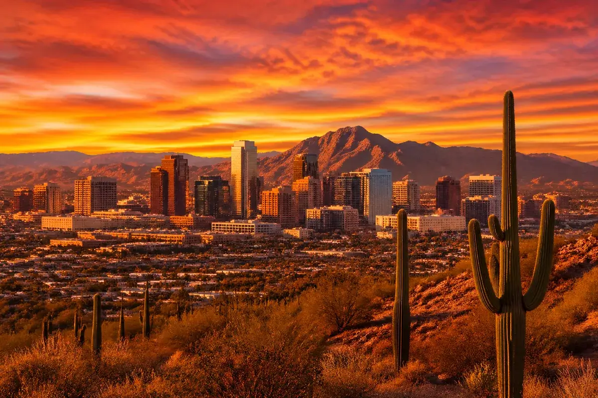 Phoenix-02-cityscape in Phoenix, Arizona