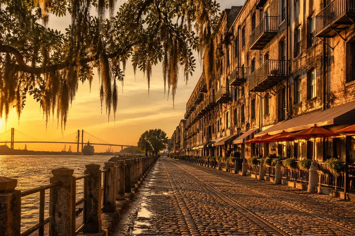 Savannah-02-cityscape in Savannah, Georgia