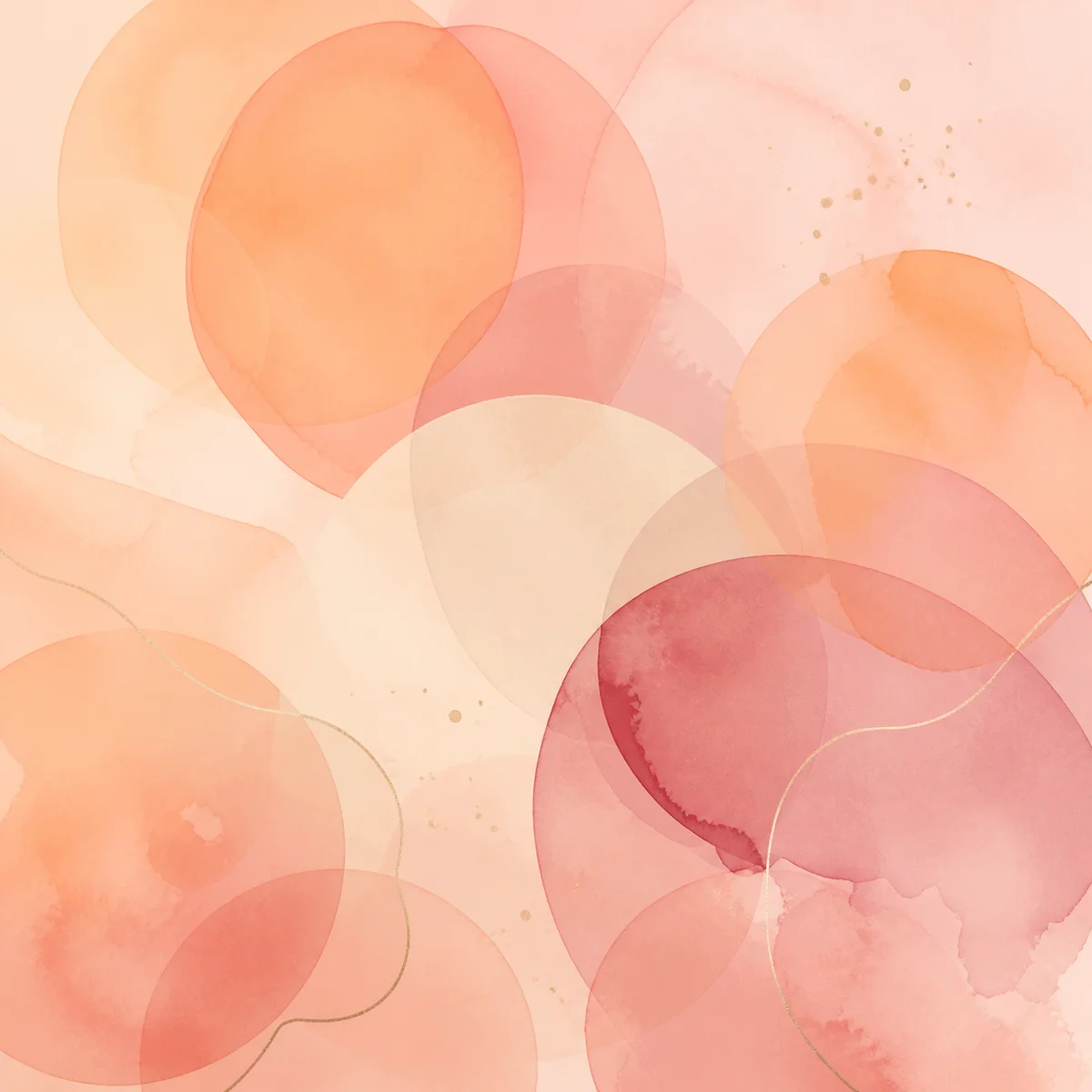 Signs relationship ready for threesome soft abstract overlapping circles warm tones