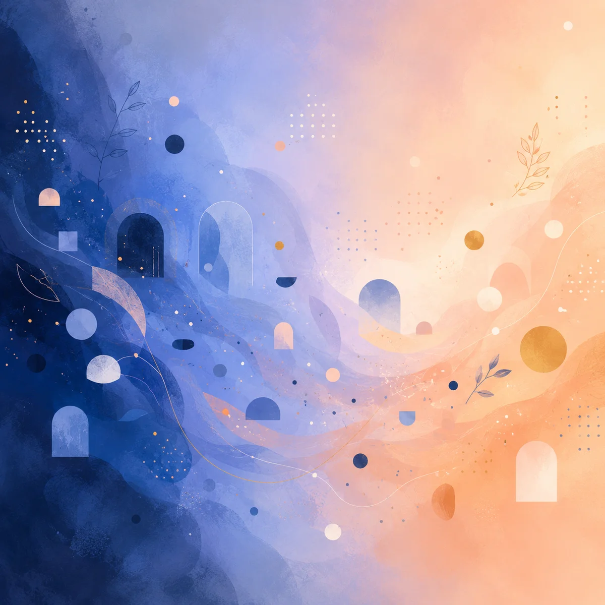 Abstract gradient composition transitioning from dark to light tones, symbolizing emotional healing and recovery