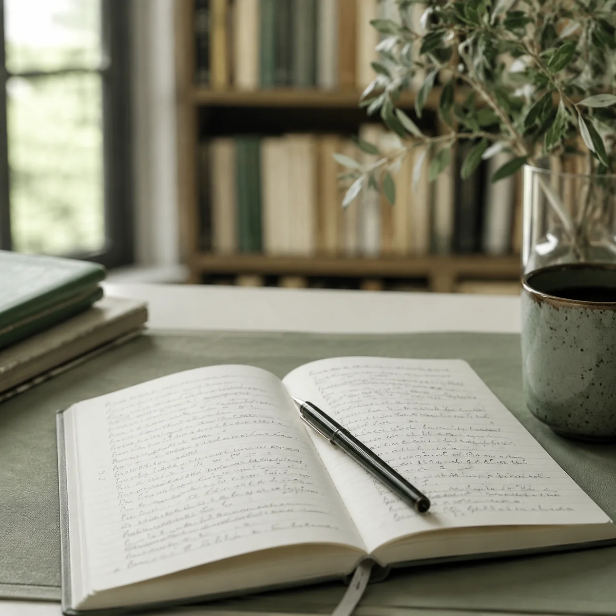 Notebook with handwritten notes representing damage control plan for privacy breach