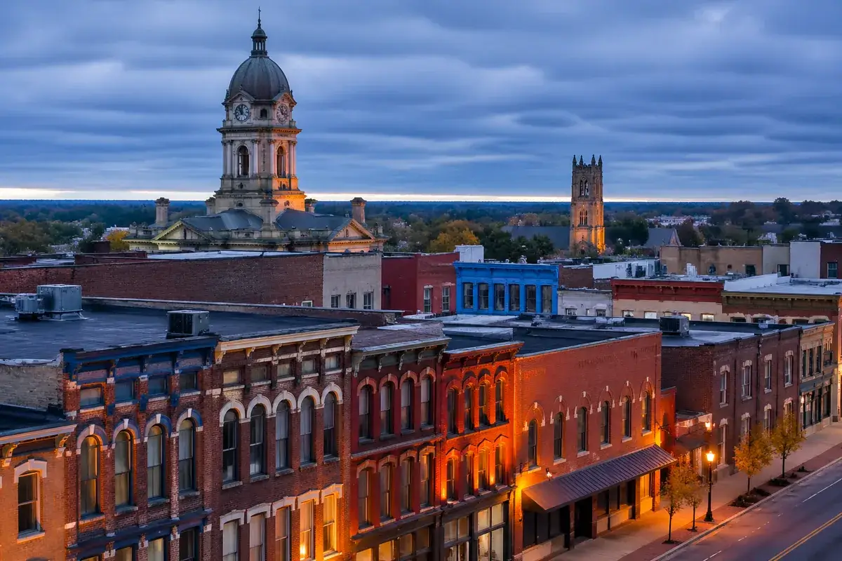 Adrian-02-cityscape in Adrian, Michigan