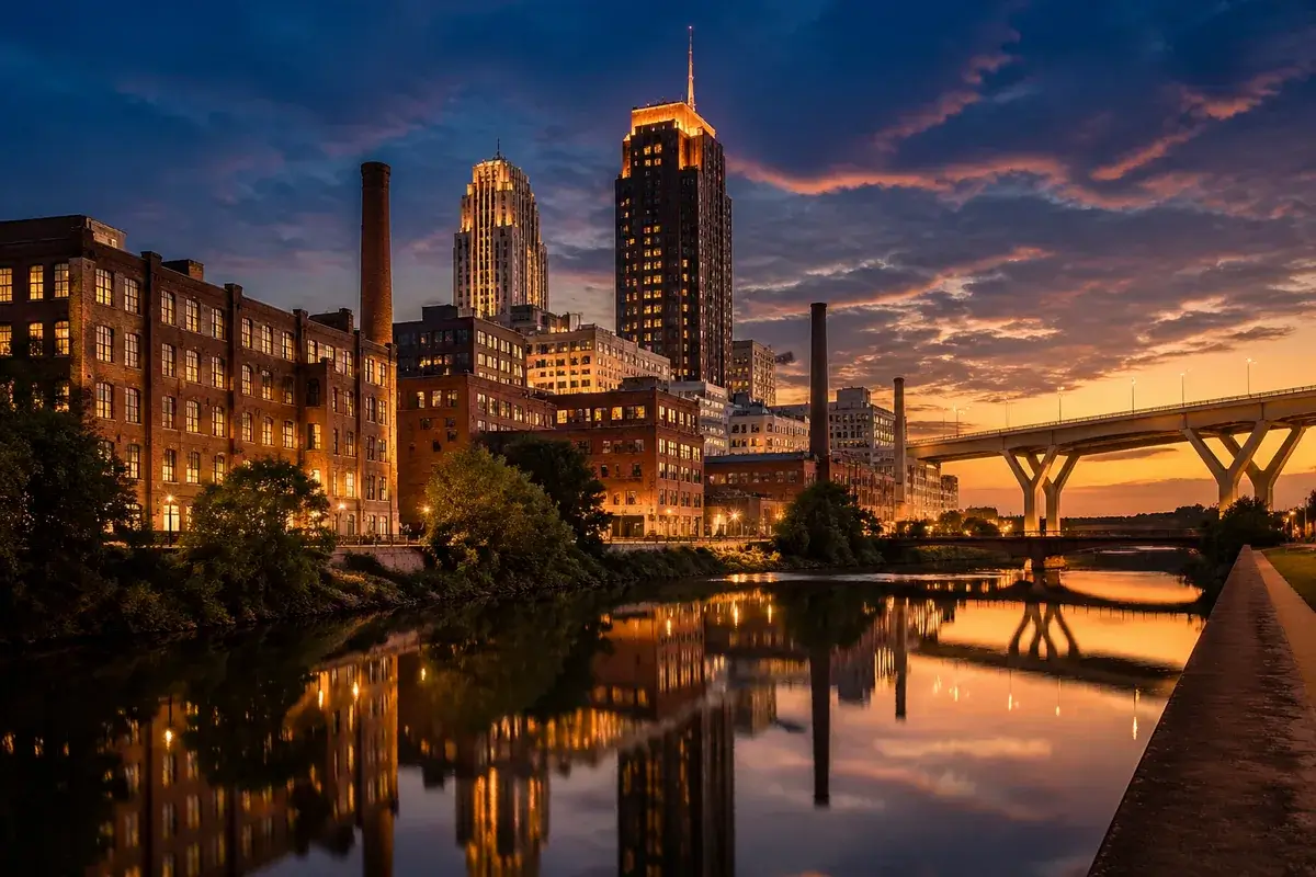 Akron-02-cityscape in Akron, Ohio