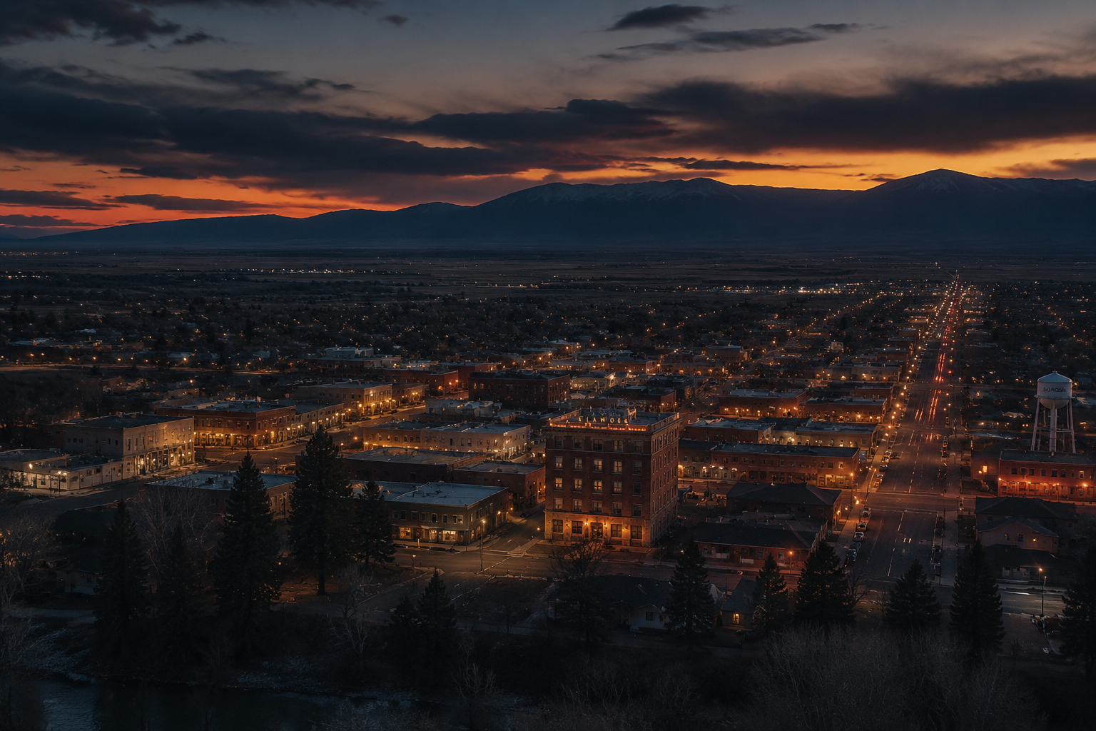 Alamosa, Colorado Night Scene — 3Cupid Cuckold Dating in Alamosa, Colorado