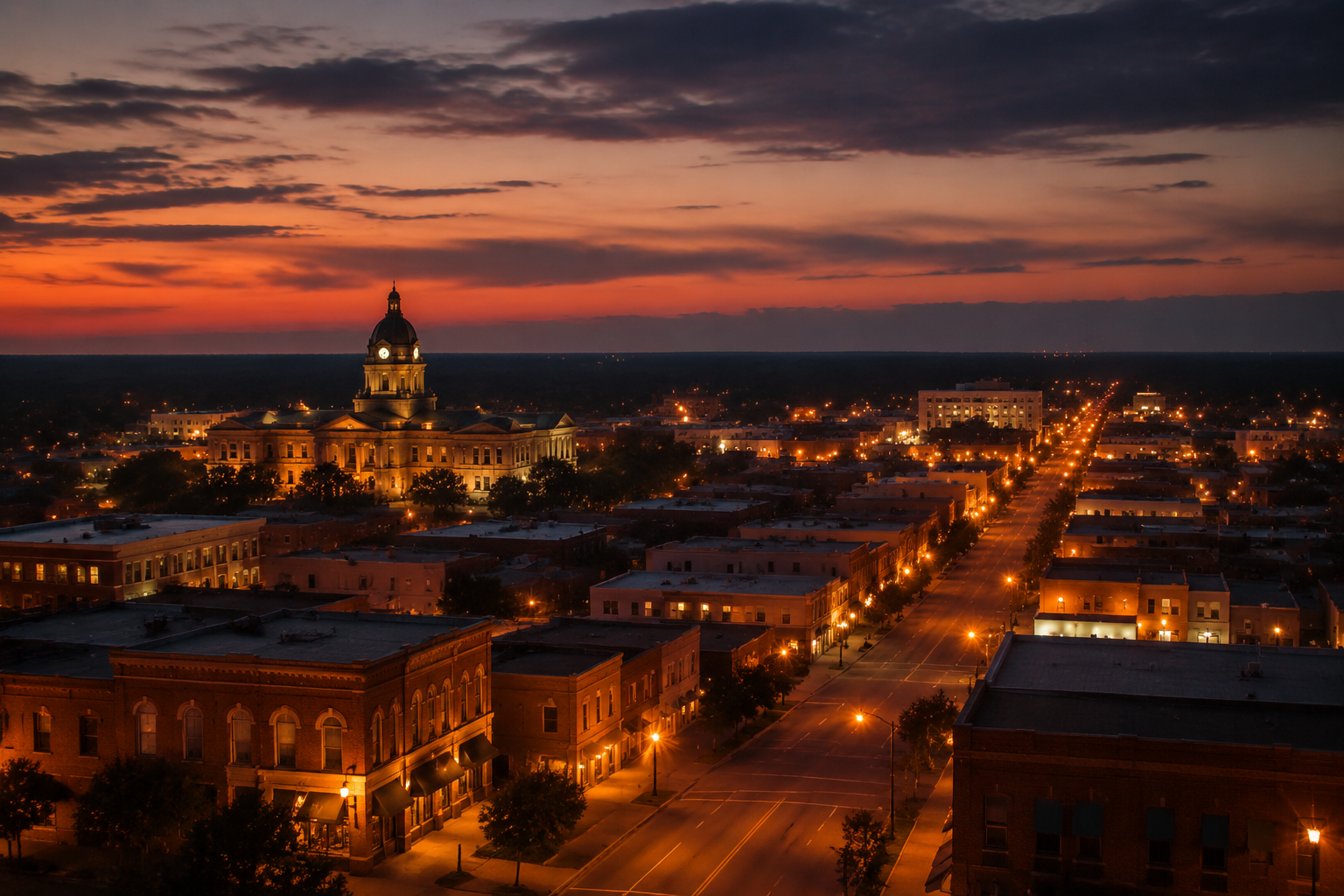 Andalusia, Alabama Night Scene — 3Cupid Cuckold Dating in Andalusia, Alabama