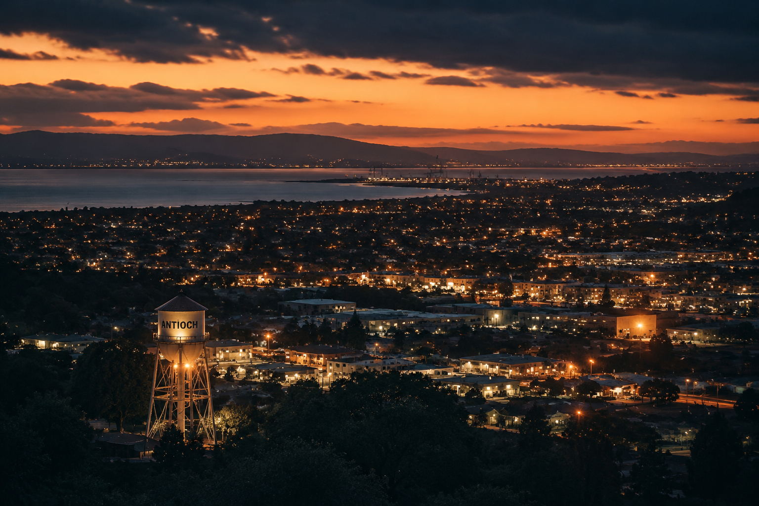 Antioch, California Night Scene — 3Cupid Cuckold Dating in Antioch, California