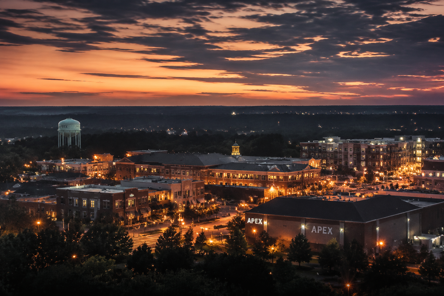 Apex, North Carolina Night Scene — 3Cupid Cuckold Dating in Apex, North Carolina