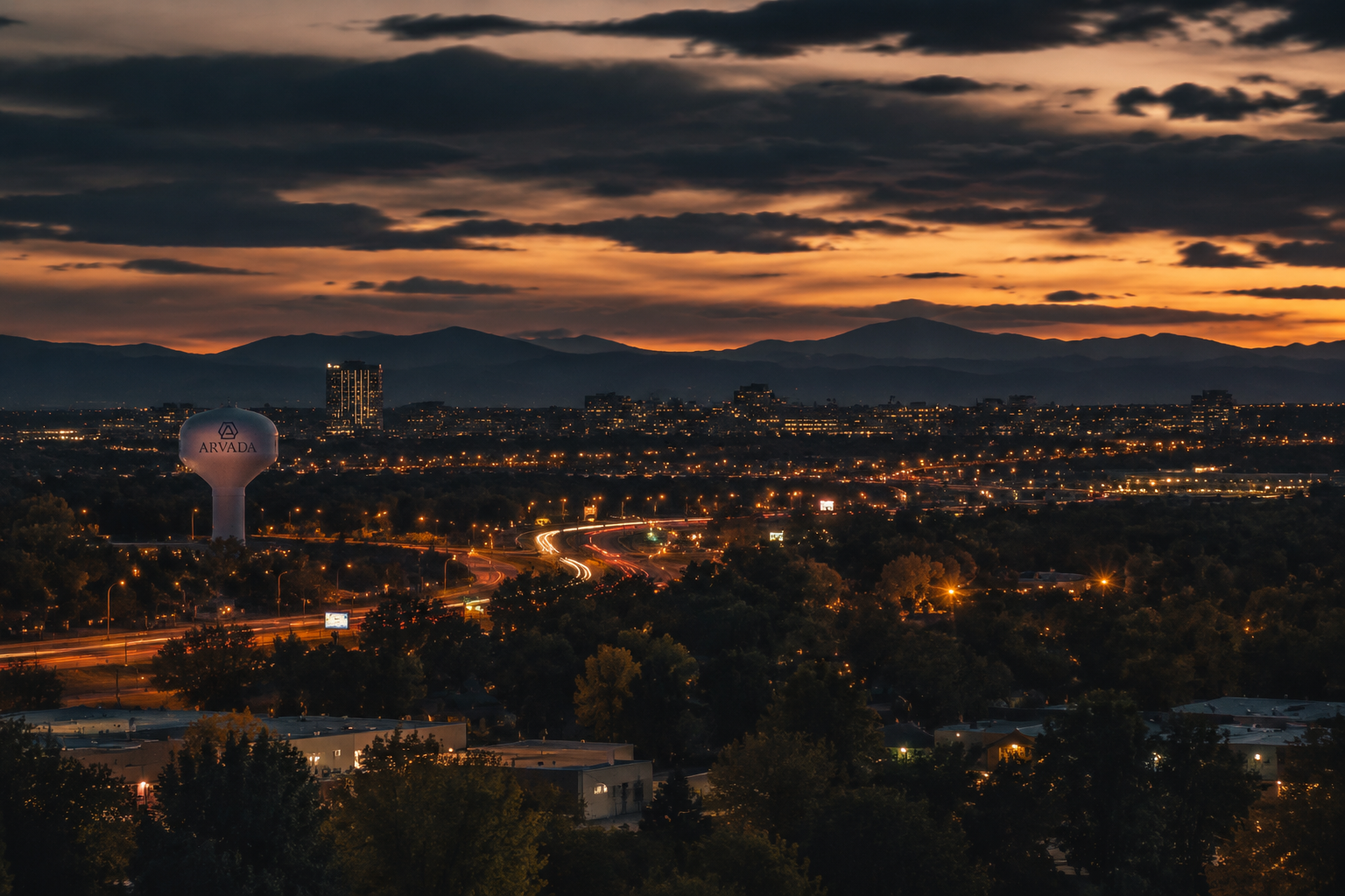 Arvada, Colorado Night Scene — 3Cupid Cuckold Dating in Arvada, Colorado