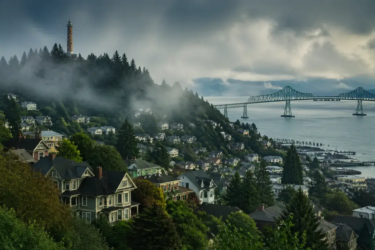 Astoria-02-cityscape in Astoria, Oregon