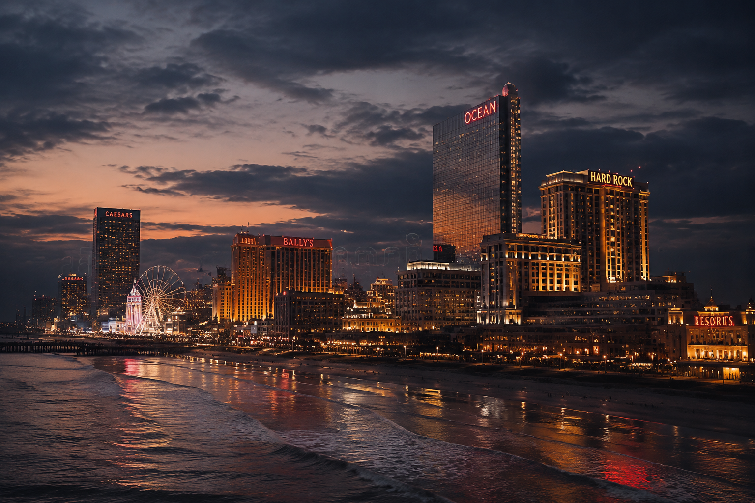 Atlantic City, New Jersey Night Scene — 3Cupid Cuckold Dating in Atlantic City, New Jersey