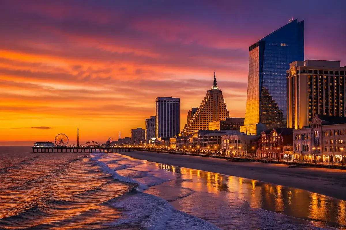 Atlantic-city-02-cityscape in Atlantic City, New Jersey