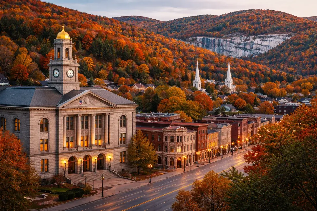 Barre-02-cityscape in Barre, Vermont