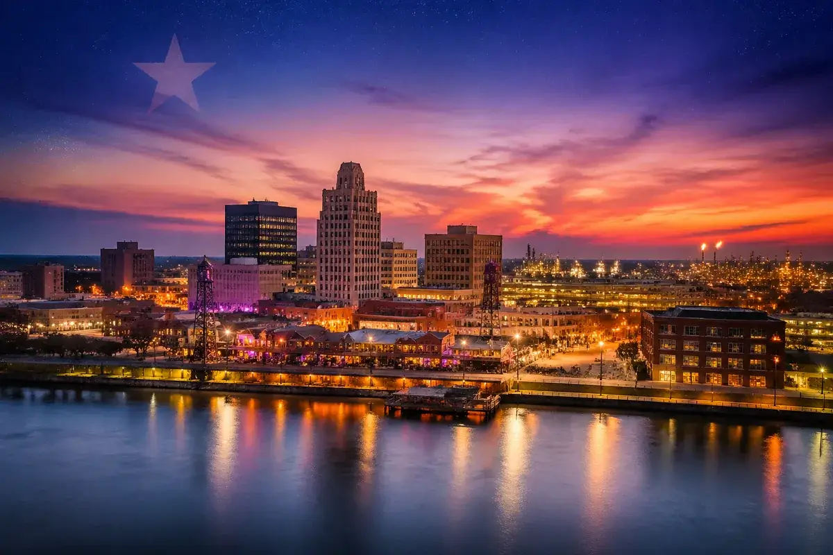 Beaumont-02-cityscape in Beaumont, Texas