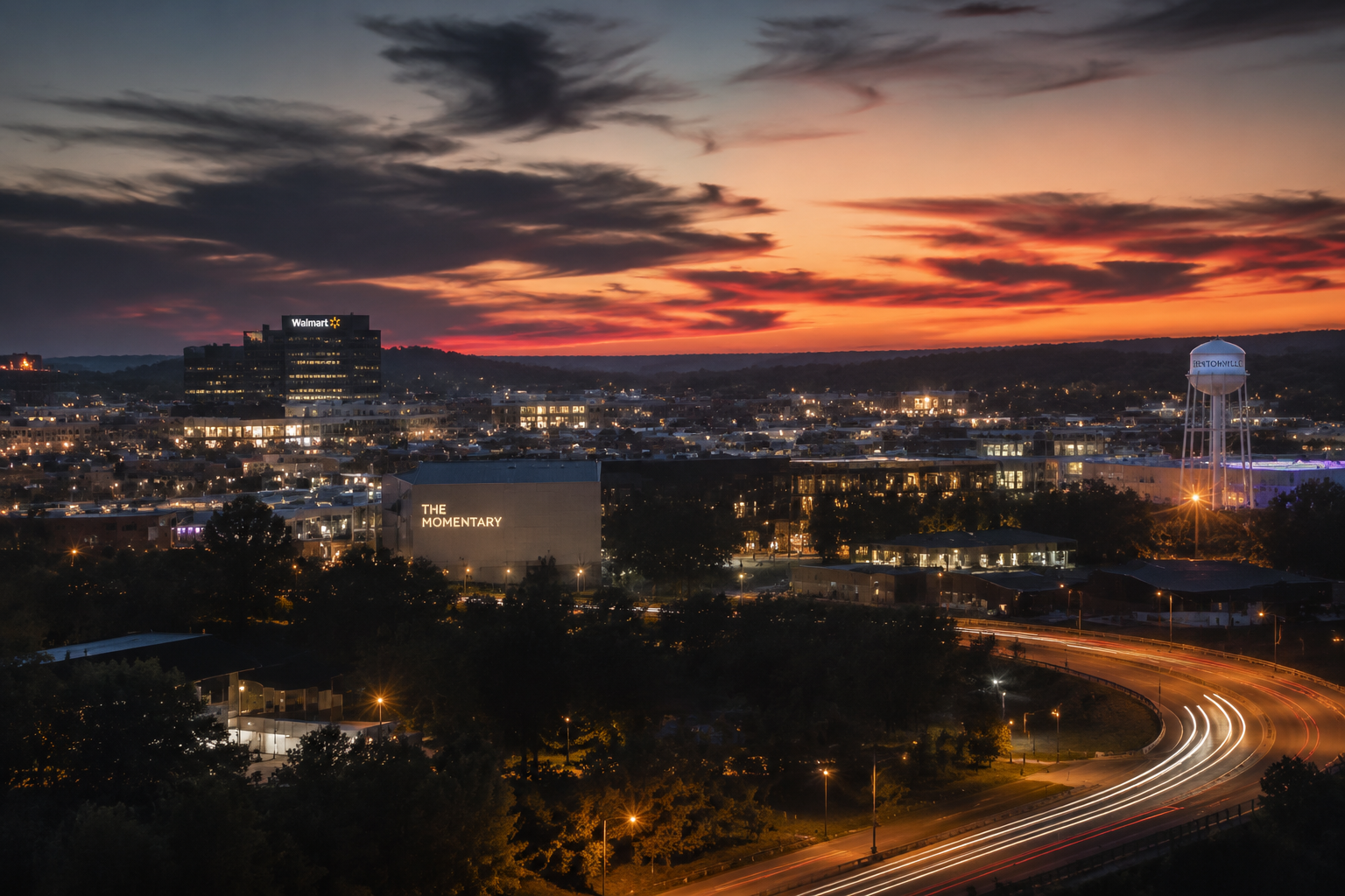 Bentonville, Arkansas Night Scene — 3Cupid Cuckold Dating in Bentonville, Arkansas