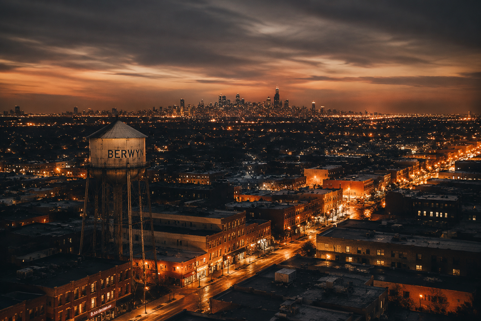 Berwyn, Illinois Night Scene — 3Cupid Cuckold Dating in Berwyn, Illinois