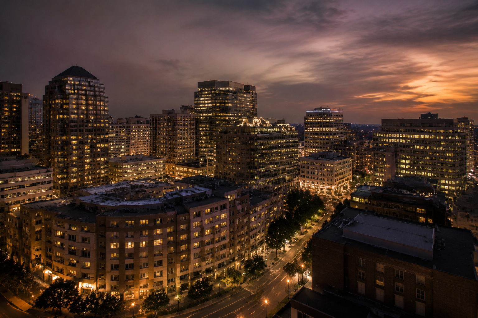 Bethesda, Maryland Night Scene — 3Cupid Cuckold Dating in Bethesda, Maryland