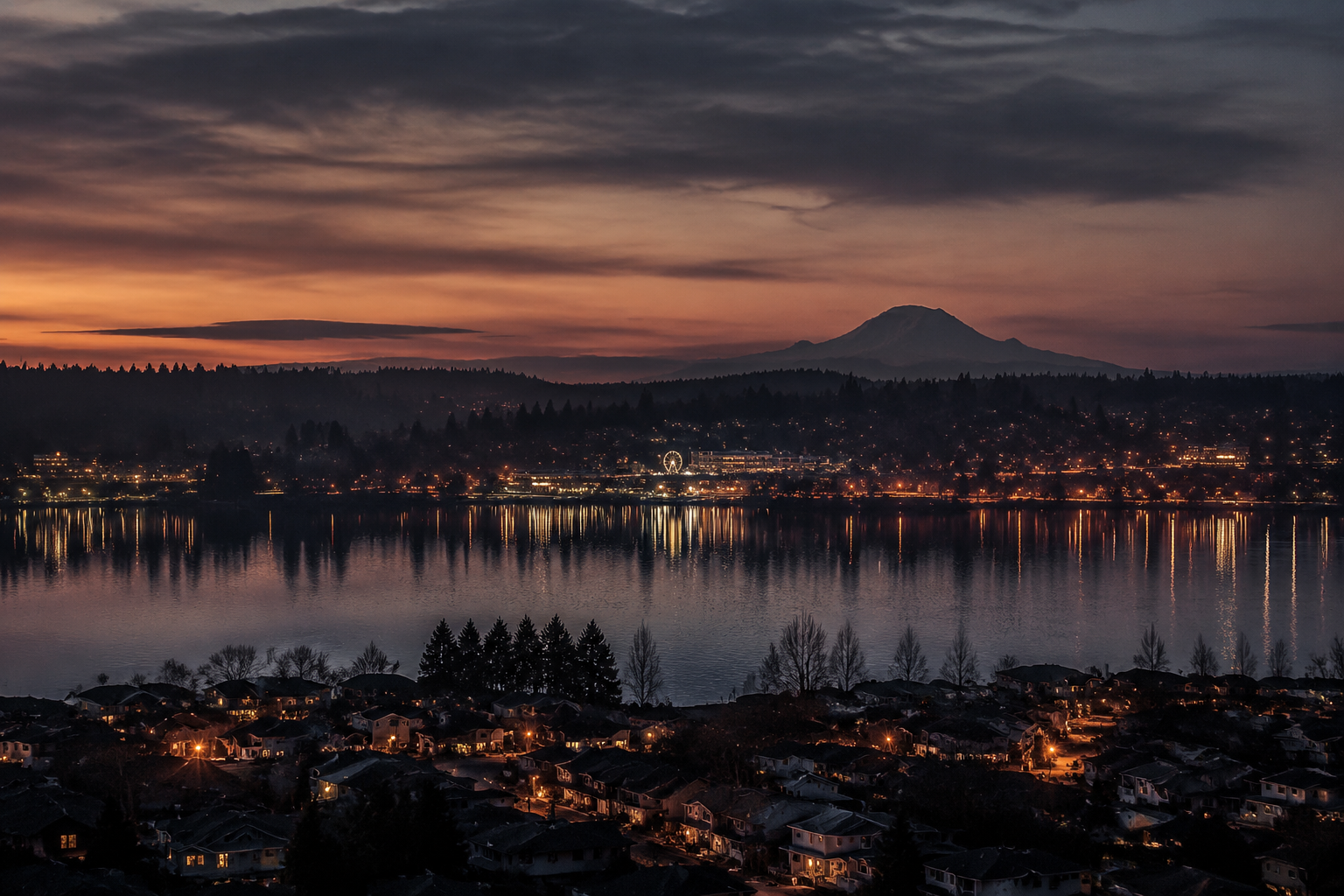 Bonney Lake, Washington Night Scene — 3Cupid Cuckold Dating in Bonney Lake, Washington