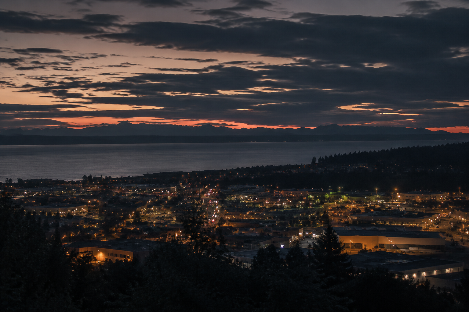 Burien, Washington Night Scene — 3Cupid Cuckold Dating in Burien, Washington