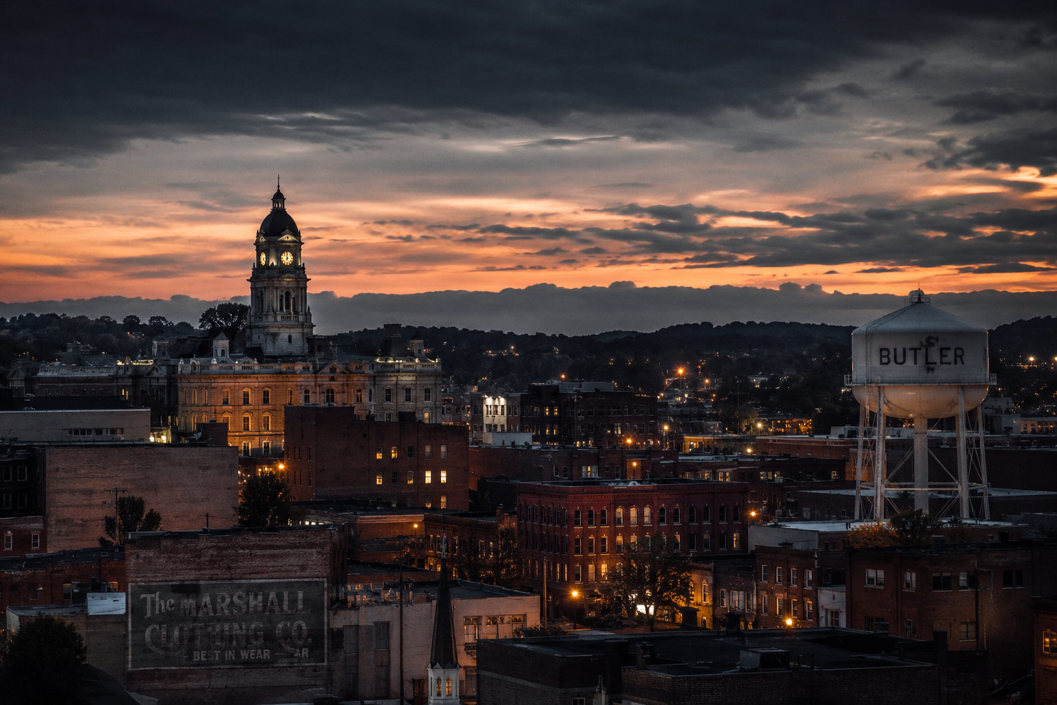 Butler, Pennsylvania Night Scene — 3Cupid Cuckold Dating in Butler, Pennsylvania