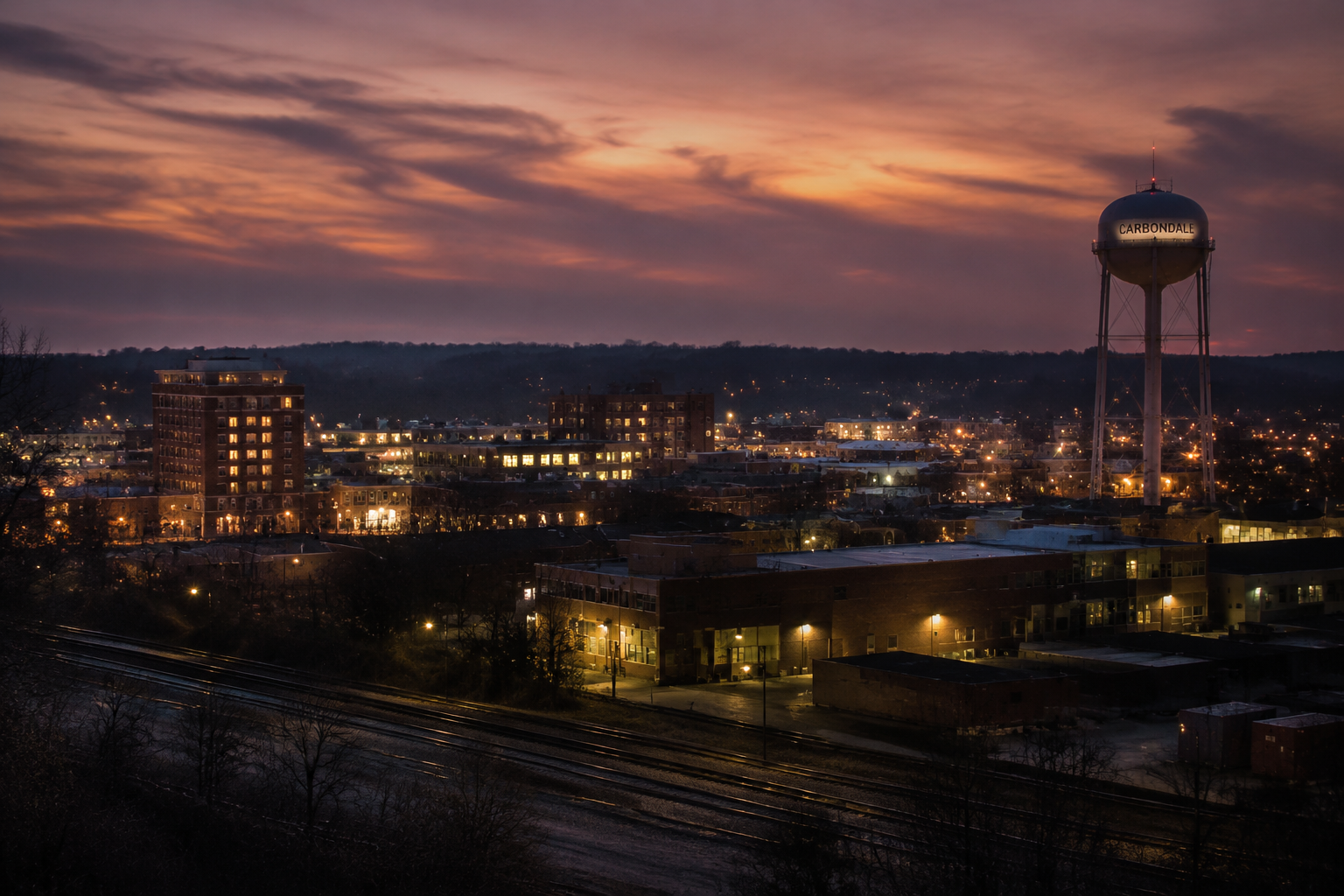 Carbondale, Illinois Night Scene — 3Cupid Cuckold Dating in Carbondale, Illinois