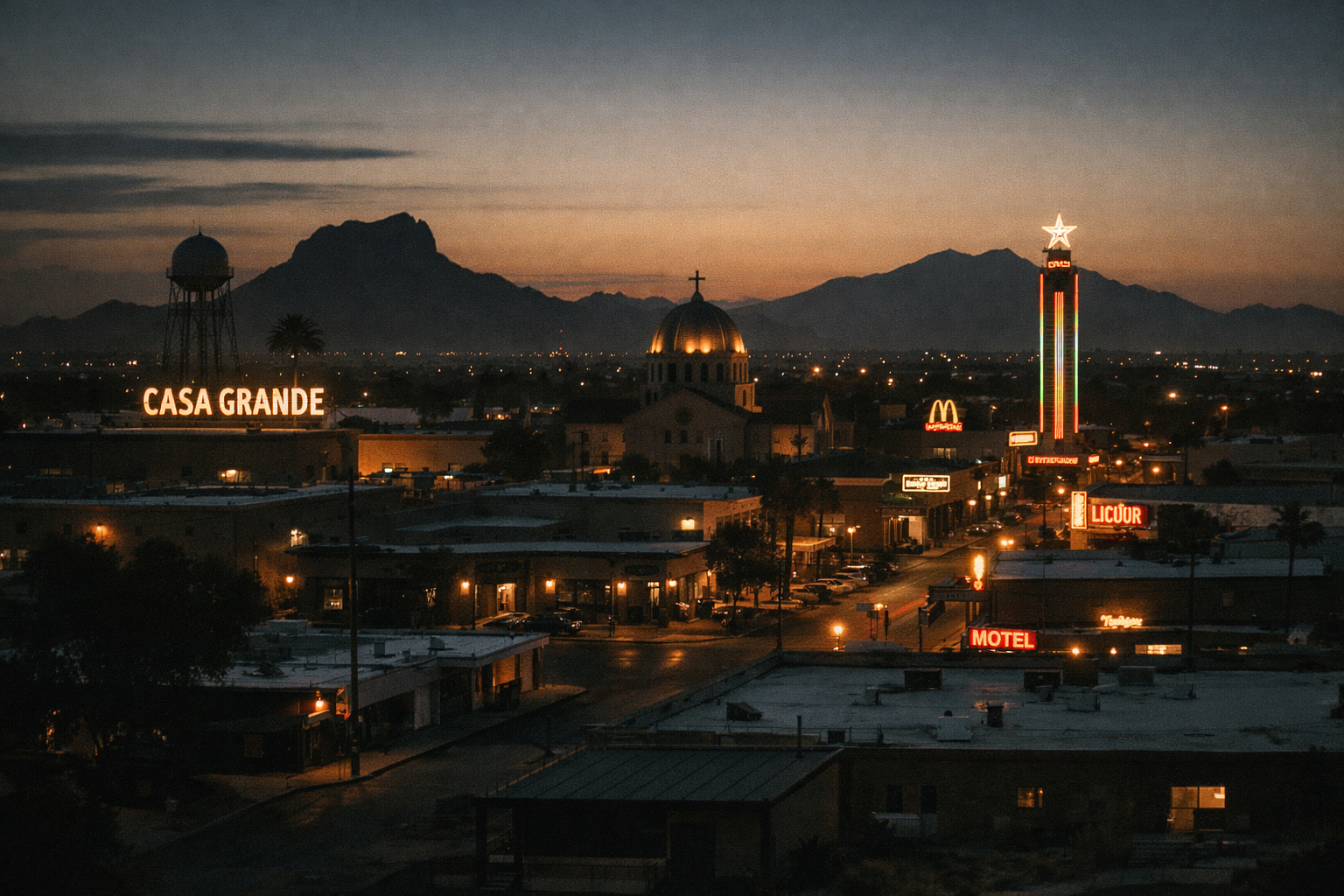 Casa Grande, Arizona Night Scene — 3Cupid Cuckold Dating in Casa Grande, Arizona