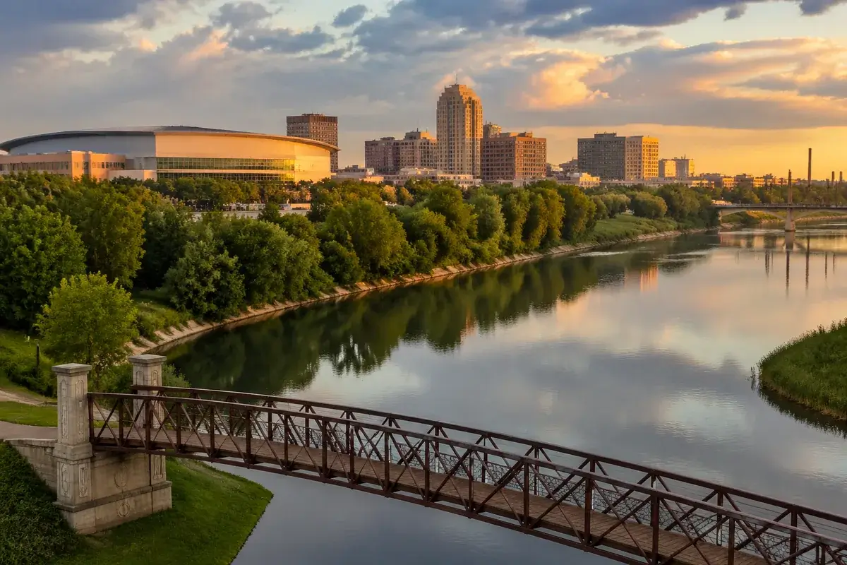 Cedar-rapids-02-cityscape in Cedar Rapids, Iowa