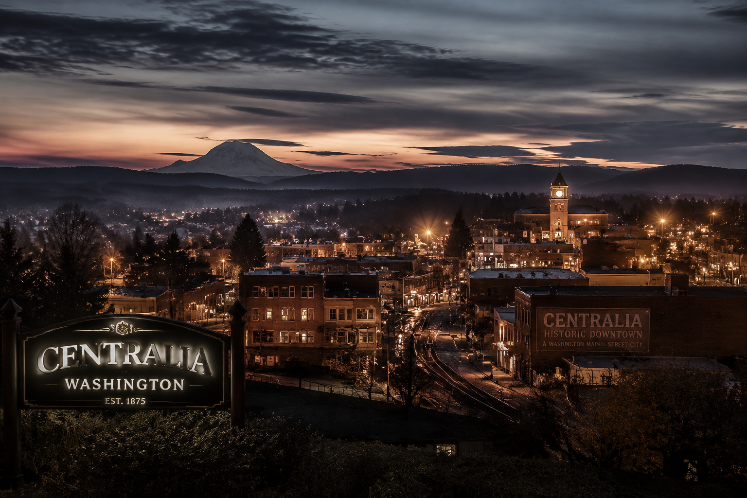 Centralia, Washington Night Scene — 3Cupid Cuckold Dating in Centralia, Washington