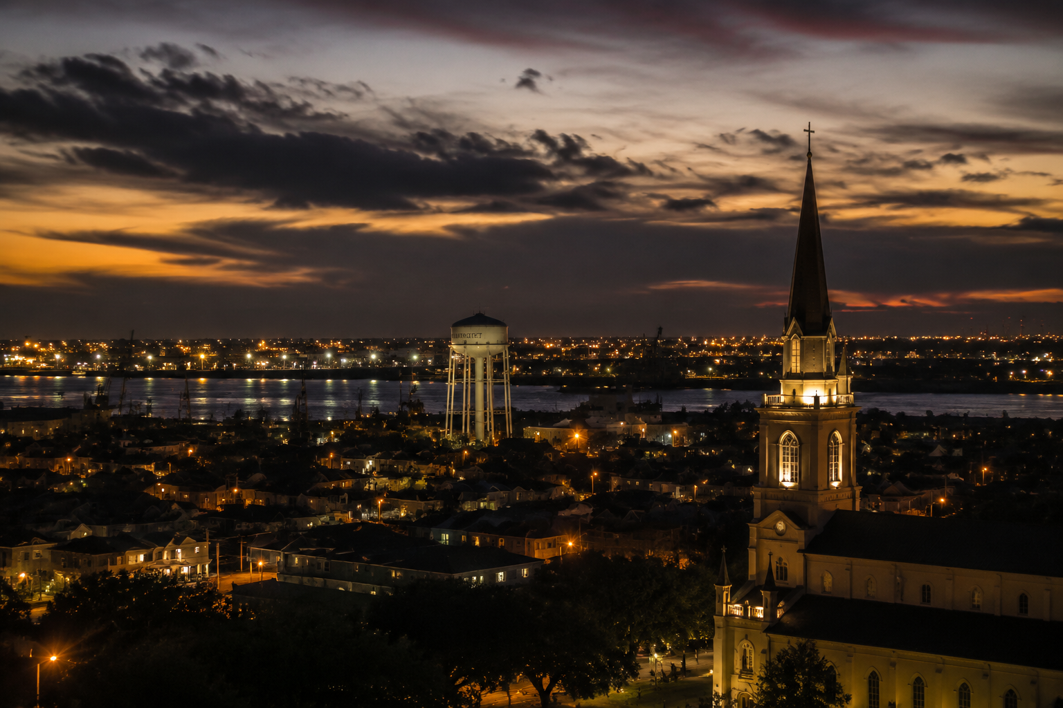 Chalmette, Louisiana Night Scene — 3Cupid Cuckold Dating in Chalmette, Louisiana
