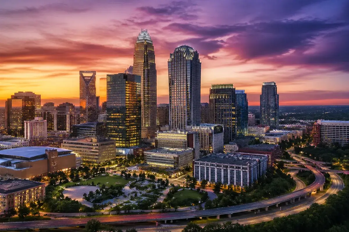 Charlotte-02-cityscape in Charlotte, North Carolina