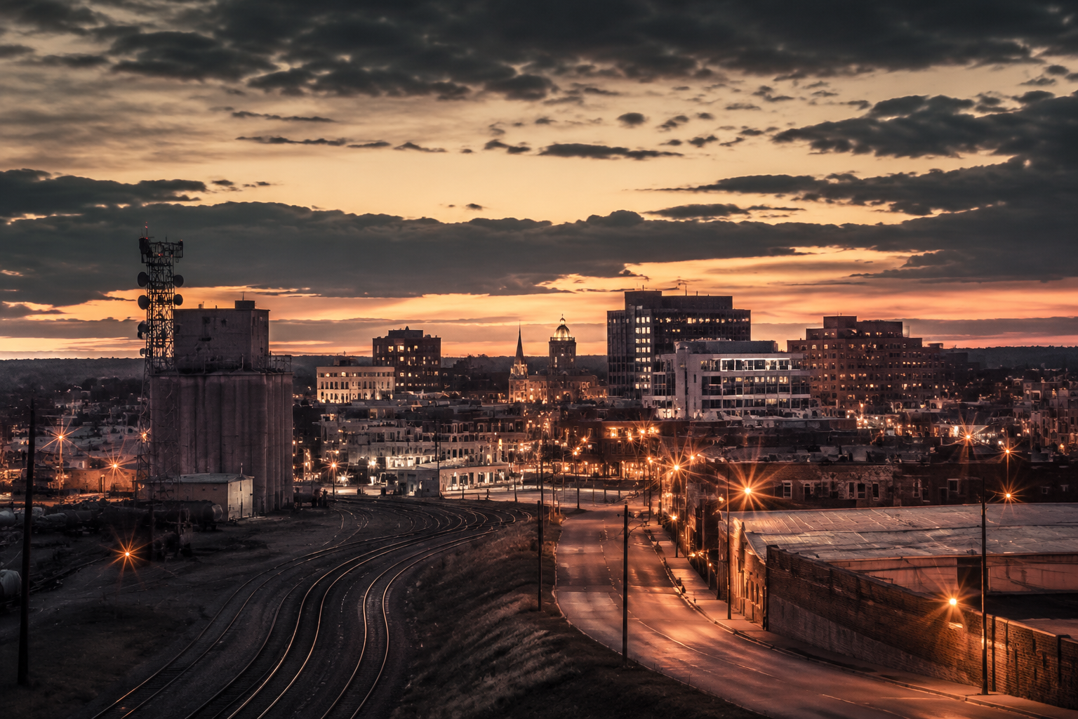 Cheyenne, Wyoming Night Scene — 3Cupid Cuckold Dating in Cheyenne, Wyoming