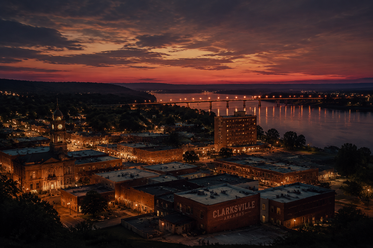 Clarksville, Arkansas Night Scene — 3Cupid Cuckold Dating in Clarksville, Arkansas