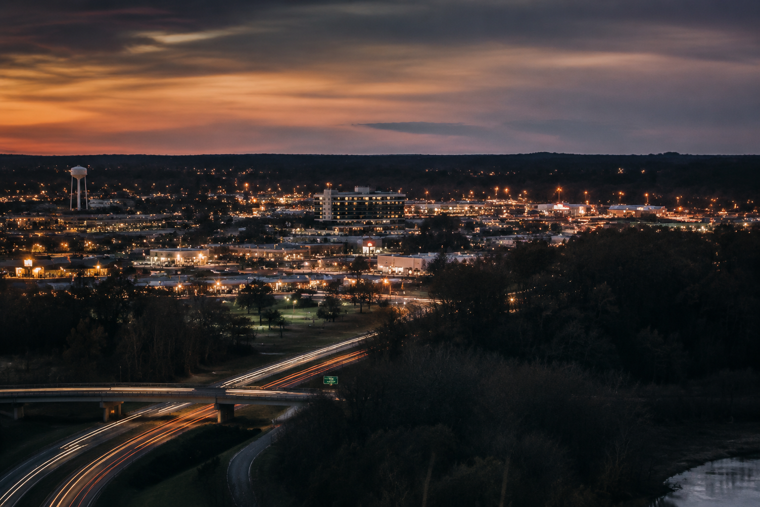 Colonial Heights, Virginia Night Scene — 3Cupid Cuckold Dating in Colonial Heights, Virginia