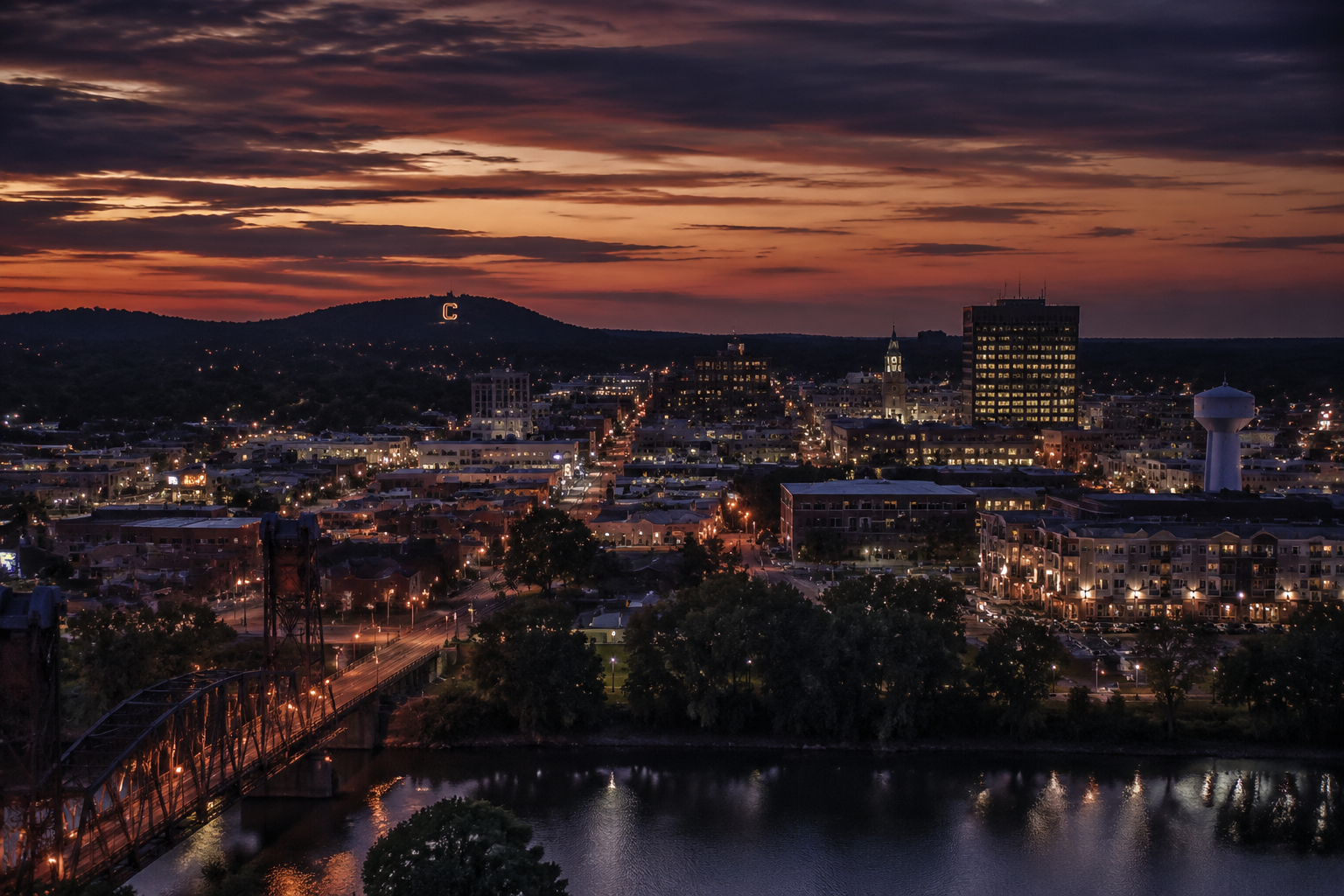 Conway, Arkansas Night Scene — 3Cupid Cuckold Dating in Conway, Arkansas