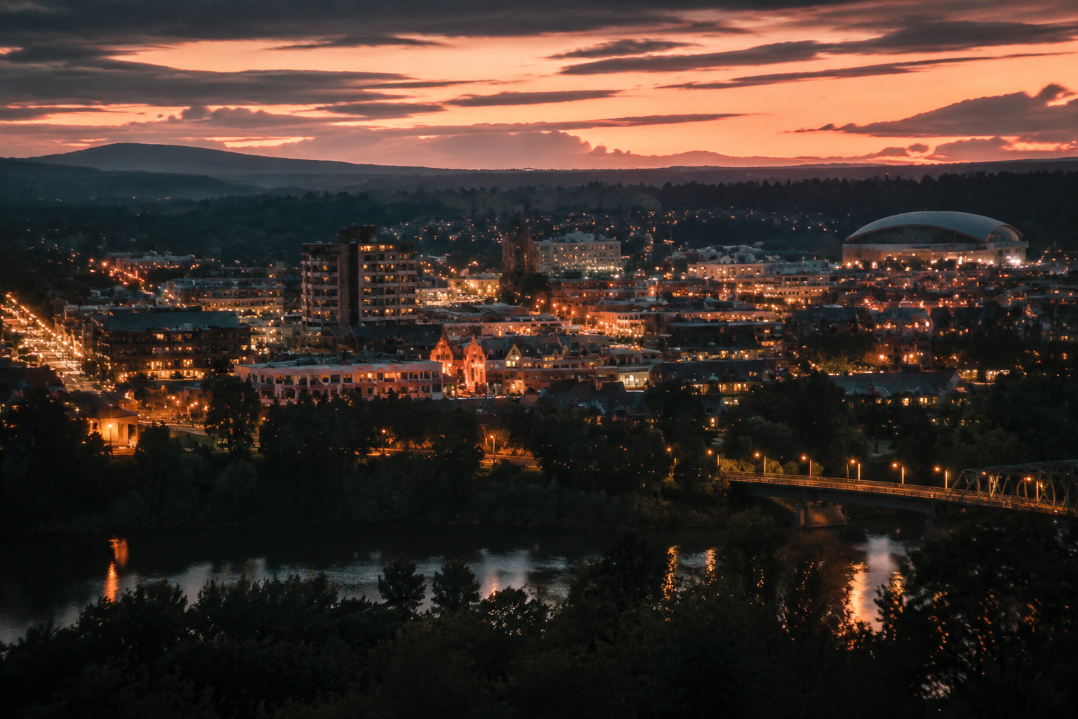 Corvallis, Oregon Night Scene — 3Cupid Cuckold Dating in Corvallis, Oregon