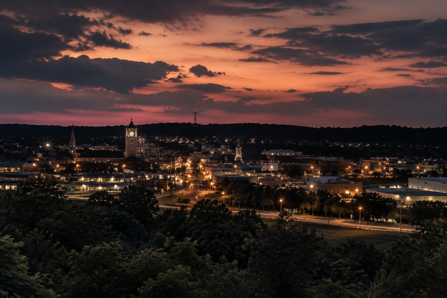 Crossville, Tennessee Night Scene — 3Cupid Cuckold Dating in Crossville, Tennessee
