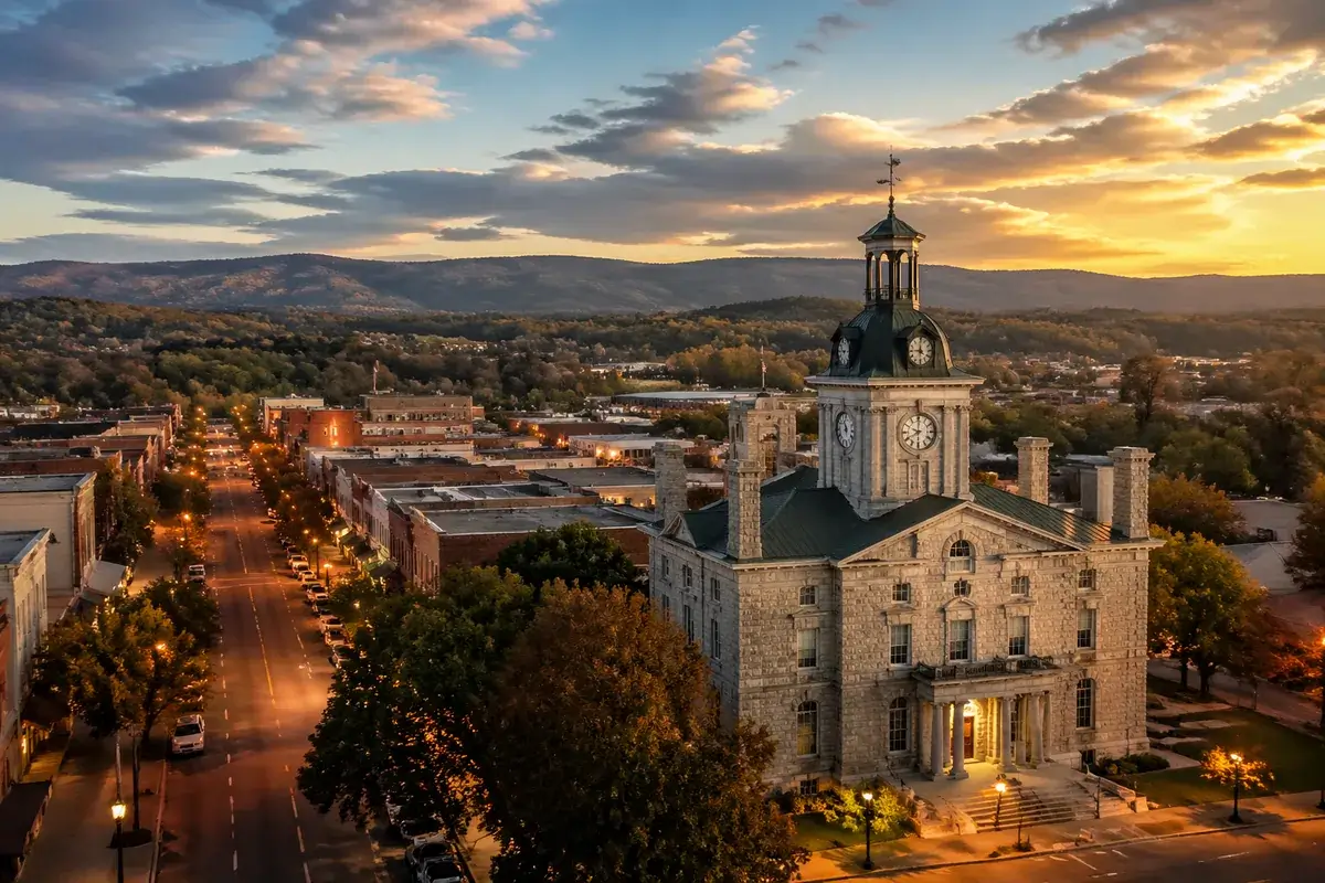 Crossville-02-cityscape in Crossville, Tennessee