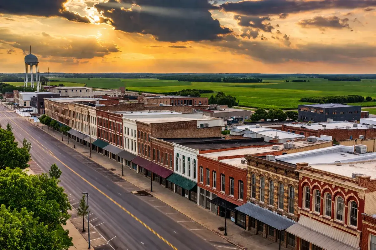 Crowley-02-cityscape in Crowley, Louisiana