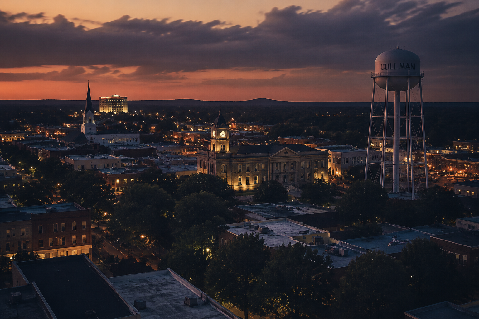 Cullman, Alabama Night Scene — 3Cupid Cuckold Dating in Cullman, Alabama
