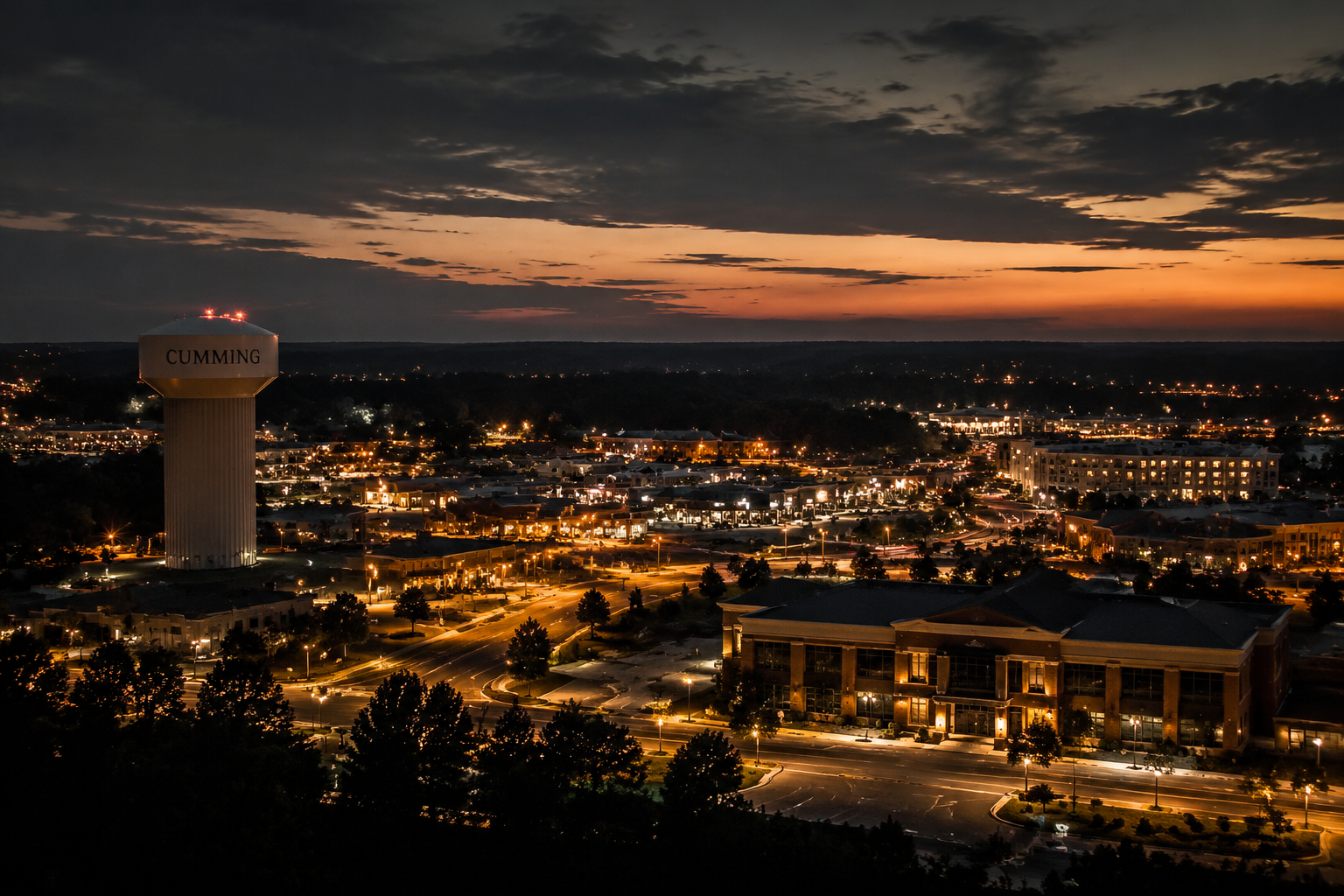 Cumming, Georgia Night Scene — 3Cupid Cuckold Dating in Cumming, Georgia